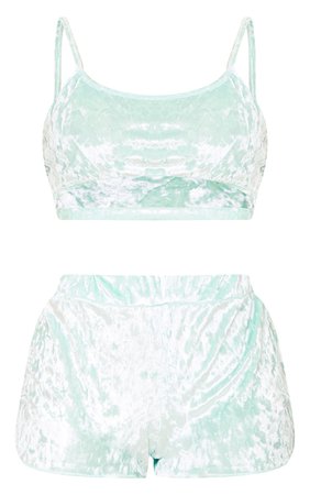 Mint Velvet Cut Out Detail Cami And Short Pj Set | PrettyLittleThing USA