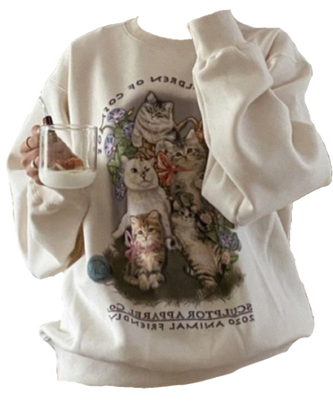 cat sweater png