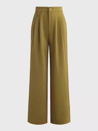 Flowy High-Waisted Palazzo Wide-Leg Pants | Ahaselected