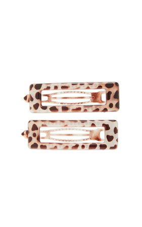 Taye Set-Of-Two Resin Hair Clips by 8 Other Reasons | Moda Operandi
