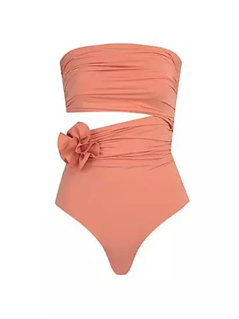 Shop Maygel Coronel Melao Ruffled Bikini | Saks Fifth Avenue
