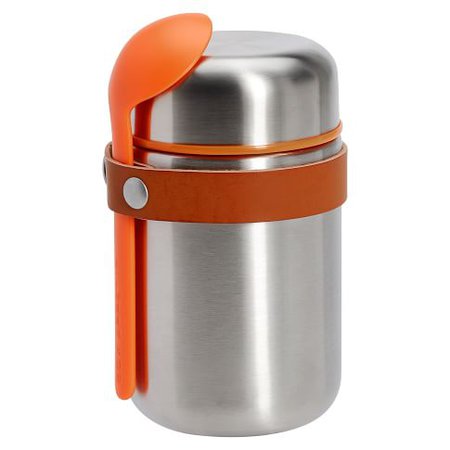 Black + Blum Orange Stainless Steel Food Flask | Lunch Container | Pottery Barn Teen