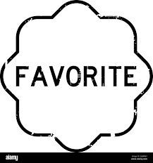 "Favorite" word/text  -  Daydream word/text