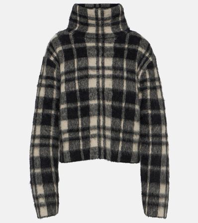 Plaid Turtleneck Sweater in Black - Polo Ralph Lauren | Mytheresa