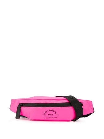 Karl Lagerfeld Neon Belt Bag 201W3081513 Pink | Farfetch