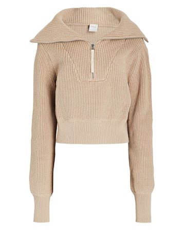 Varley Mentone Half-Zip Cotton Sweatshirt | INTERMIX®