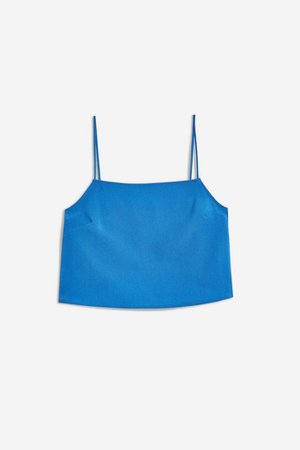 PETITE Square Neck Cropped Camisole Top | Topshop