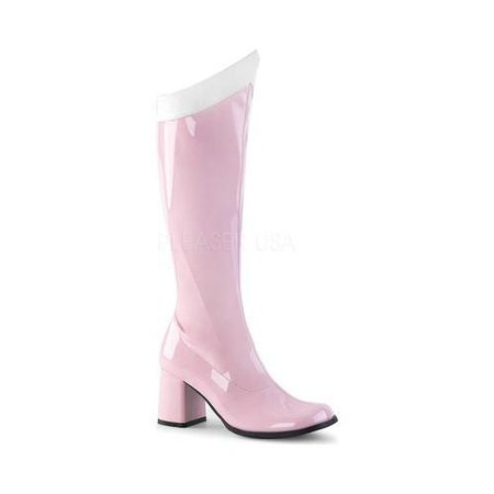 Shop Women's Funtasma Gogo 306 Boot Baby Pink-White Stretch Patent - Free Shipping Today - Overstock.com - 17407870