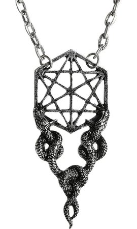 Restyle - Sacred Snakes Silver Pendant