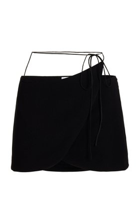 mônot wrap mini skirt