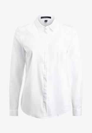Esprit Collection SOFT BUSINESS - Skjorta - white - Zalando.se