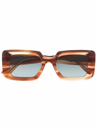 GIGI STUDIOS square-frame tortoiseshell sunglasses - FARFETCH