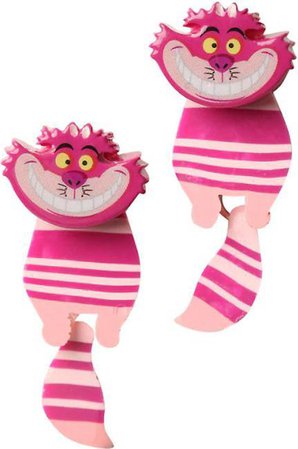 Neon Tuesday - Alice In Wonderland Cheshire Cat Swivel Earrings - Buy Online Australia – Beserk