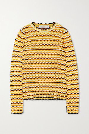 Victoria, Victoria Beckham | Open-knit sweater | NET-A-PORTER.COM