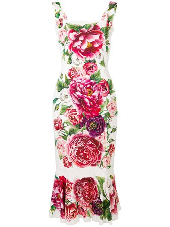 Dolce & Gabbana Floral Printed Dress - Farfetch