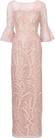 Amazon.com: Adrianna Papell Women's Sequin Embroidered Gown : Clothing, Shoes & Jewelry