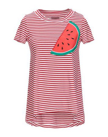 Rose' A Pois T-Shirt - Women Rose' A Pois T-Shirts online on YOOX United States - 12267348TA