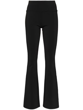 Shop Danielle Guizio high-rise flared leggings with Express Delivery - FARFETCH
