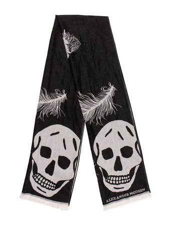Alexander McQueen Wool Skull Scarf w/ Tags - Accessories - ALE60187 | The RealReal