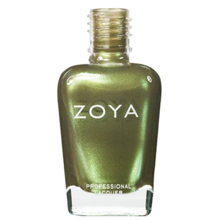 Olive Green Shimmer Nail Polish (Zoya) "Irene"