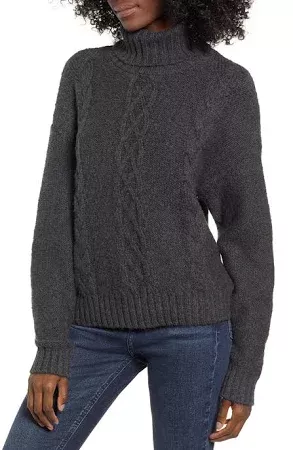 dark grey turtleneck sweater - Google Search