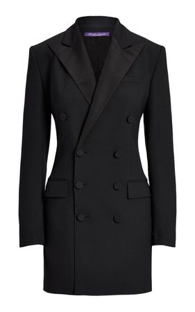 Cottrell Silk-Wool Mini Blazer Dress By Ralph Lauren | Moda Operandi