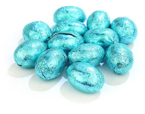 Blue mini Easter eggs - Chocolate Trading Co