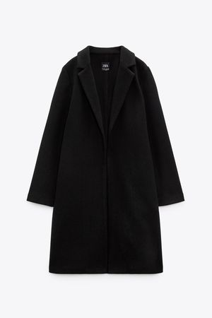 CLOTH COAT - Black | ZARA United States