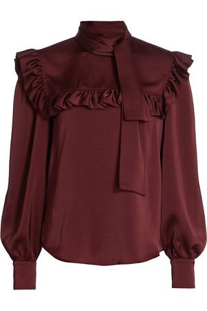 see by chloe womens obscure pussy bow blouse