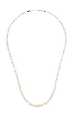 The Opal 14k Yellow Gold Opal,tanzanite Necklace By Jia Jia | Moda Operandi