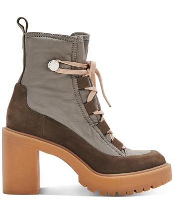 Dolce Vita Celida Lace-Up Lug Sole Hiker Booties & Reviews - Booties - Shoes - Macy's