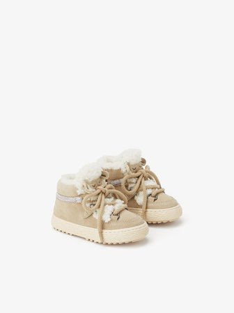 LITTLE SHEEP HIGH - TOP SNEAKERS-High-top Sneaker-SHOES-BABY GIRL | 3 months-5 years-KIDS | ZARA United Kingdom