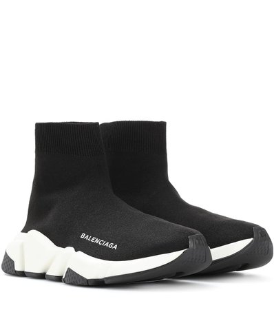 Sneakers Speed Trainer In Maglia Stretch - Balenciaga | mytheresa