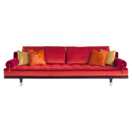 Etro Home Interiors Woodstock 4-Seater Sofa in Velvet For Sale at 1stDibs