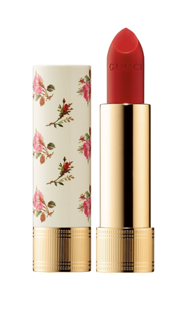 red Gucci lipstick