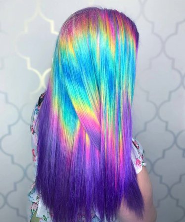 tie dye hair