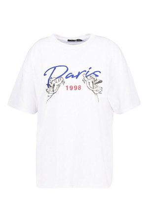 Plus Paris Cupid T-Shirt | Boohoo