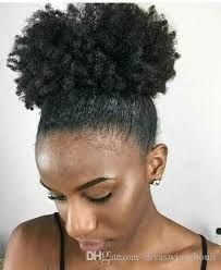 afro black girl natural ponytail hairstyles - Google Search