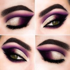 violet makeup