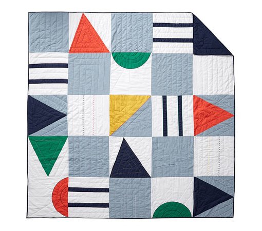 Connor Patchwork Quilt | Pottery Barn Kids