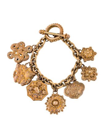 Stephen Dweck Floral Charm Bracelet - Bracelets - STD23625 | The RealReal