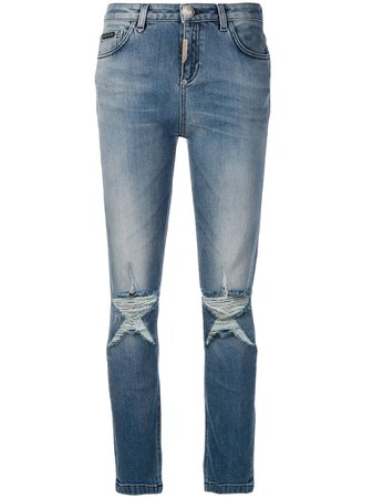 Philipp Plein distressed skinny jeans
