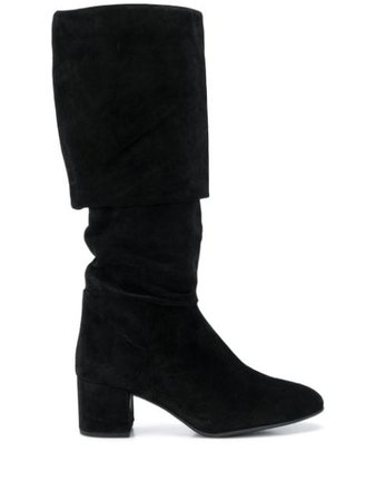 Shop black Hogl folded ankle boots with Express Delivery - Farfetch