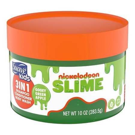 Suave Kids Green Slime 3in1 Shampoo + Conditioner + Body Wash - 10 Fl Oz : Target