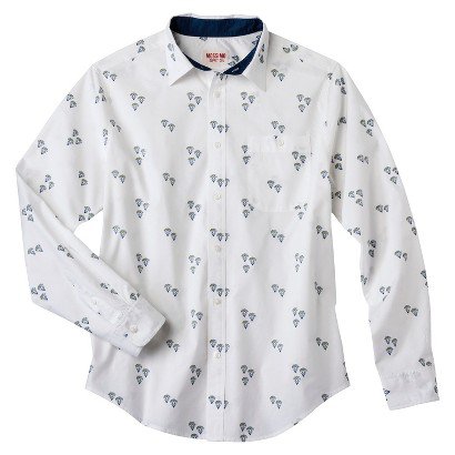 Mossimo Supply Co. Men's Button Down Shirt - Diamond Print S -...