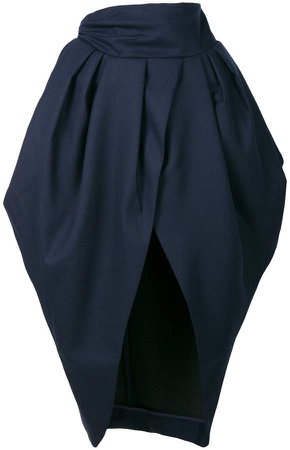 asymmetric front skirt