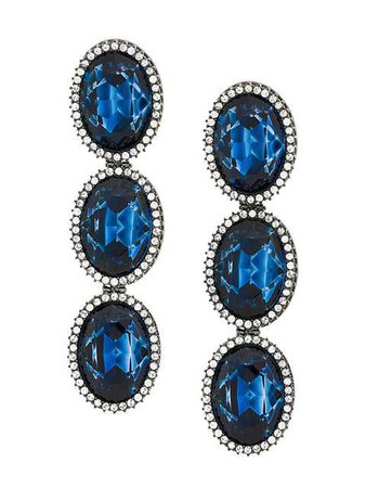 Stella McCartney Embellished Stone Earrings - Farfetch
