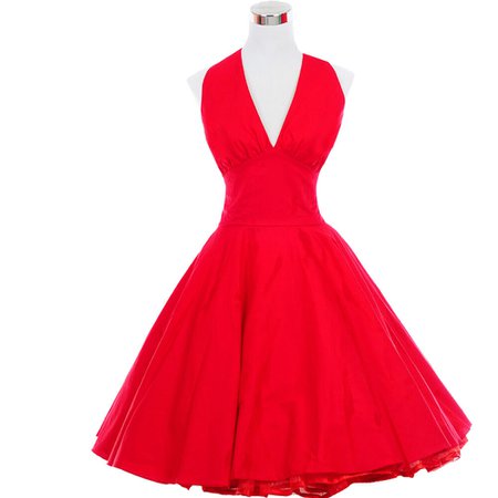 Marilyn Monroe 50s 60s Style Vintage Retro Dress Rockabilly Swing Party Dresses | eBay