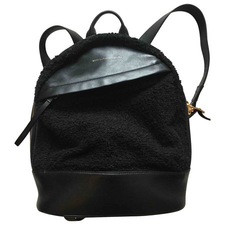 Leather backpack Want Les Essentiels De La Vie Black in Leather - 5006507