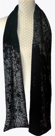 black velvet scarf
